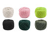 Fil de coton pour macramé, Ø 2-2,5 mm, peigné