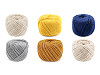 Filato di cotone macramè, dimensioni: Ø 2 - 2,5 mm, pettinabile