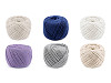 Fil de coton pour macramé, Ø 2-2,5 mm, peigné