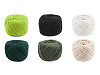 Filato di cotone macramè, dimensioni: Ø 2 - 2,5 mm, pettinabile