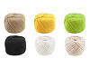 Cotton yarn macrame Ø2-2.5 mm, combing