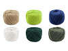Filato di cotone macramè, dimensioni: Ø 2 - 2,5 mm, pettinabile