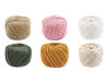 Fil de coton pour macramé, Ø 2-2,5 mm, peigné