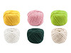 Filato di cotone macramè, dimensioni: Ø 2 - 2,5 mm, pettinabile