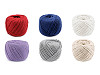 Hilo de algodón para macramé Ø2-2,5 mm, peinado