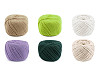 Filato di cotone macramè, dimensioni: Ø 2 - 2,5 mm, pettinabile