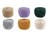 Hilo de algodón para macramé Ø2-2,5 mm, peinado