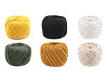 Hilo de algodón para macramé Ø2-2,5 mm, peinado