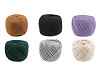 Filato di cotone macramè, dimensioni: Ø 2 - 2,5 mm, pettinabile