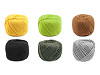 Filato di cotone macramè, dimensioni: Ø 2 - 2,5 mm, pettinabile