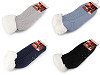 Thick Sherpa Fuzzy Ankle Socks, anti-slip