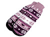 Ladies Winter Fuzzy Slippers with Anti-slip 