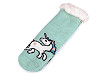 Children's Winter Socks with anti-slip and lurex, Unicorn
