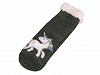 Children's Winter Socks with anti-slip and lurex, Unicorn