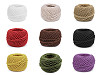 Bavlnená priadza macrame / háčkovacia 40 g rozčesávacia