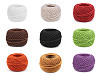 Bavlněná příze macrame / háčkovací 40 g rozčesávací