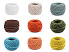 Hilo de algodón para macramé o ganchillo, 40 g, peinado