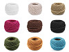 Bavlněná příze macrame / háčkovací 40 g rozčesávací
