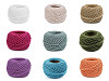 Bavlněná příze macrame / háčkovací 40 g rozčesávací