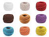 Bavlněná příze macrame / háčkovací 40 g rozčesávací