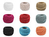 Fil de coton macramé pour crochet, 40 g, peigné