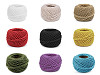 Fil de coton macramé pour crochet, 40 g, peigné