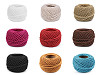 Fil de coton macramé pour crochet, 40 g, peigné