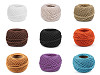 Fil de coton macramé pour crochet, 40 g, peigné
