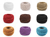 Fil de coton macramé pour crochet, 40 g, peigné