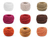 Bavlněná příze macrame / háčkovací 40 g rozčesávací