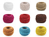 Bavlnená priadza macrame / háčkovacia 40 g rozčesávacia