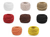 Fil de coton macramé pour crochet, 40 g, peigné