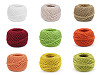 Fil de coton macramé pour crochet, 40 g, peigné