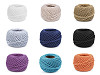 Bavlněná příze macrame / háčkovací 40 g rozčesávací