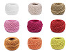 Bavlněná příze macrame / háčkovací 40 g rozčesávací