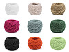 Hilo de algodón para macramé o ganchillo, 40 g, peinado