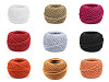 Hilo de algodón para macramé o ganchillo, 40 g, peinado