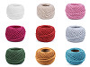 Bavlnená priadza macrame / háčkovacia 40 g rozčesávacia