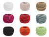 Bavlněná příze macrame / háčkovací 40 g rozčesávací