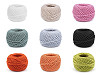 Hilo de algodón para macramé o ganchillo, 40 g, peinado