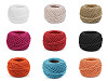 Bavlněná příze macrame / háčkovací 40 g rozčesávací