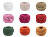Bavlněná příze macrame / háčkovací 40 g rozčesávací