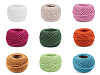 Hilo de algodón para macramé o ganchillo, 40 g, peinado