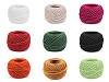 Hilo de algodón para macramé o ganchillo, 40 g, peinado
