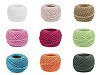 Bavlněná příze macrame / háčkovací 40 g rozčesávací