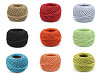 Bavlněná příze macrame / háčkovací 40 g rozčesávací