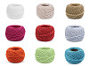 Bavlnená priadza macrame / háčkovacia 40 g rozčesávacia