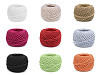 Bavlněná příze macrame / háčkovací 40 g rozčesávací