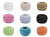 Bavlnená priadza macrame / háčkovacia 40 g rozčesávacia