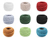 Hilo de algodón para macramé o ganchillo, 40 g, peinado